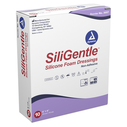SiliGentle Non-Adhesive Silicone Foam Dressings