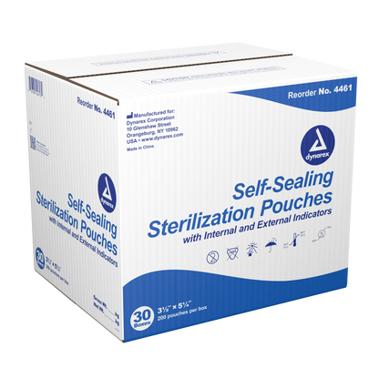 Dynarex - Sterilization Pouches 3.5" x 5.25"
