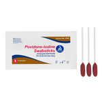 Dynarex - Povidone-Iodine Swabsticks, 3 swabsticks per packet