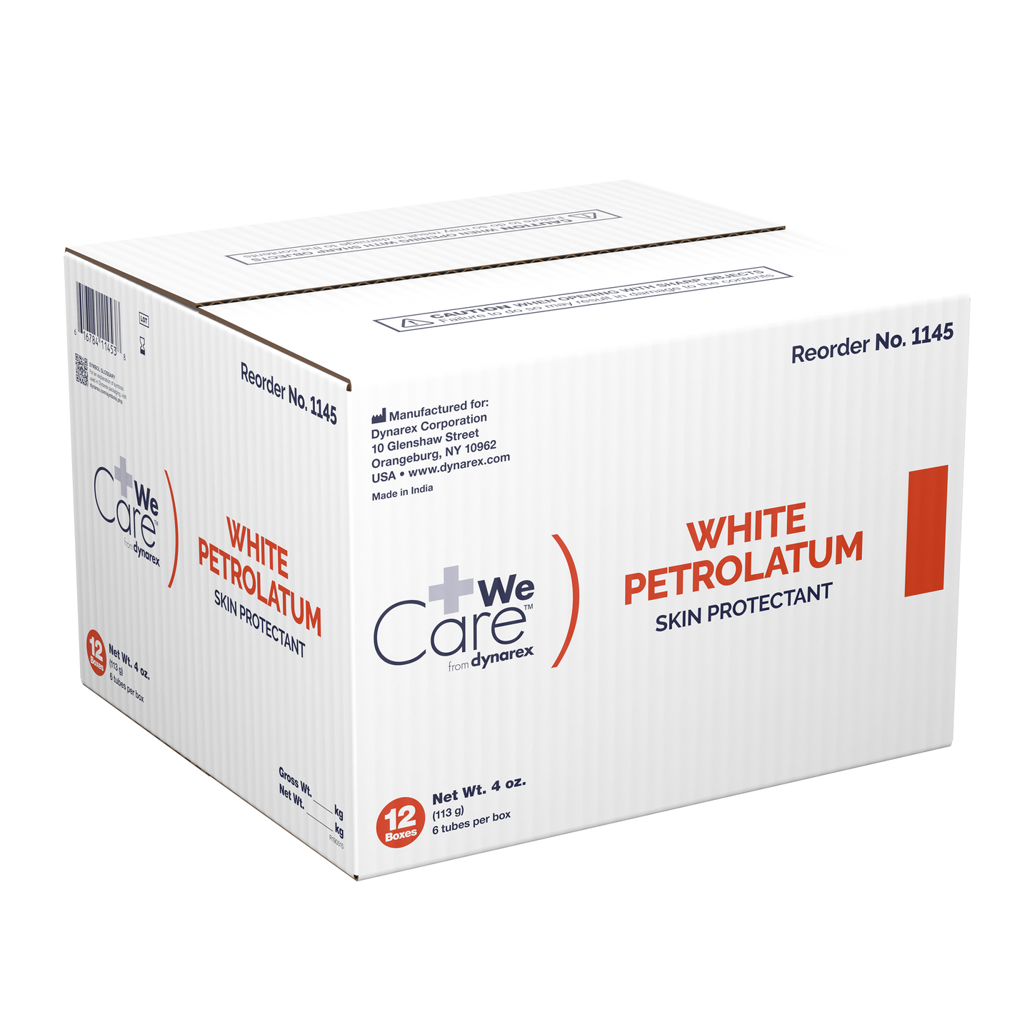 Dynarex - White Petrolatum 4 oz. Tube