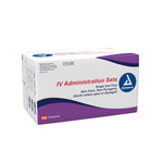 Dynarex - IV Administration set -20 drop, 92" - 1 Inj. Site w/ .02 Micron Filter