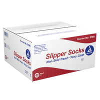 Dynarex - Single-Sided Slipper Socks, 48/case