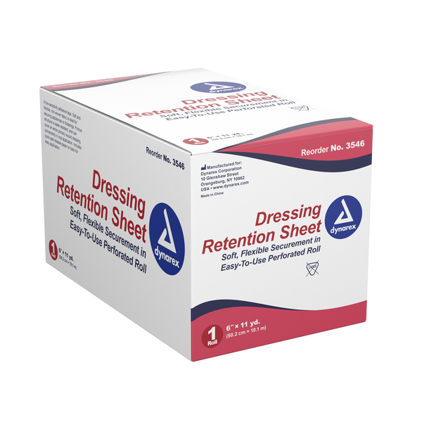 Dynarex - Dressing Retention Sheet, 11 yds, 5/case