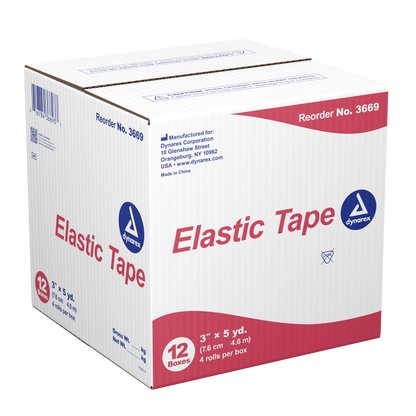 Dynarex - Elastic Tape, 3" x 5 yds