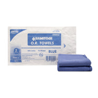 Sterile, O.R. Towel, Blue, 2pk