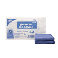Sterile, O.R. Towel, Blue, 8pk