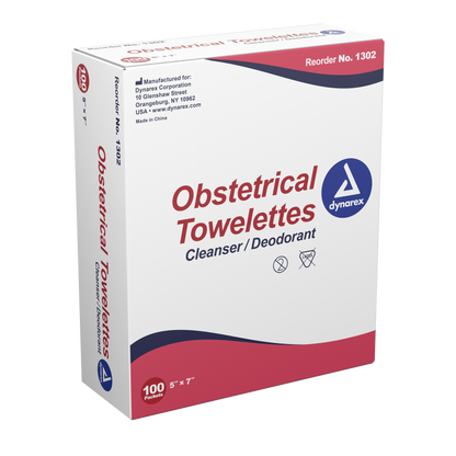 Dynarex - Obstetrical Towelettes 5" x 7"