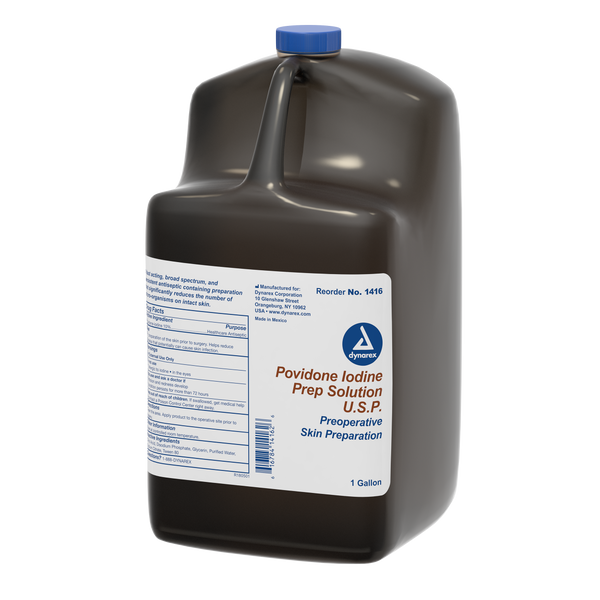 Dynarex - Povidone-Iodine Prep Solution - 1 Gallon