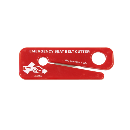 Dynarex - Seatbelt Cutter, Red - Compact