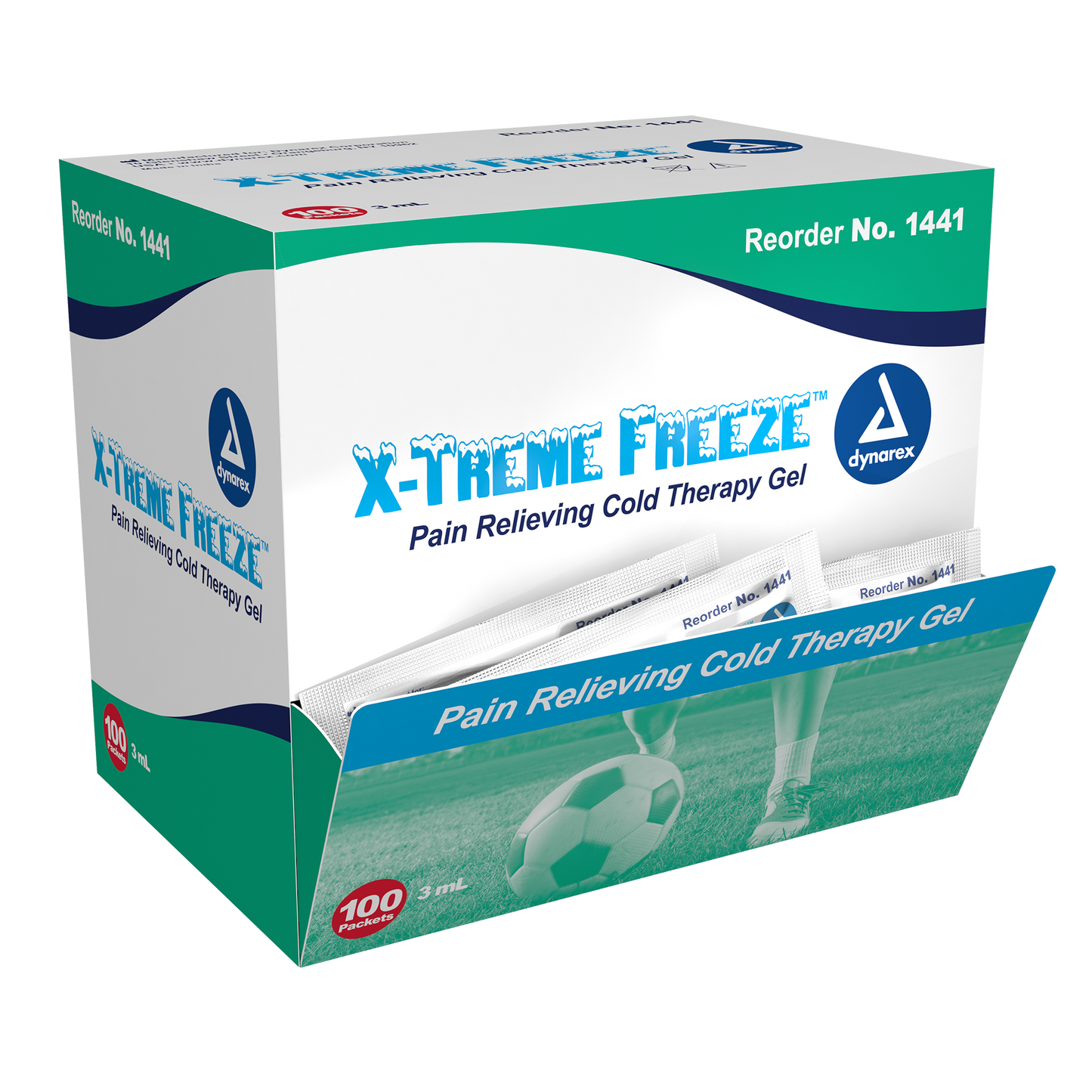 Dynarex - X-Treme Freeze Pain Relieving Cold Therapy Gel 3mL Packet