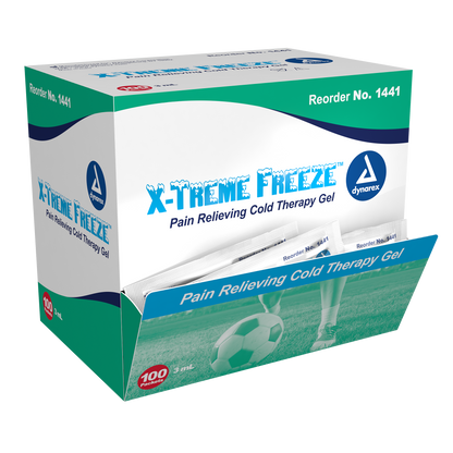 Dynarex - X-Treme Freeze Pain Relieving Cold Therapy Gel 3mL Packet