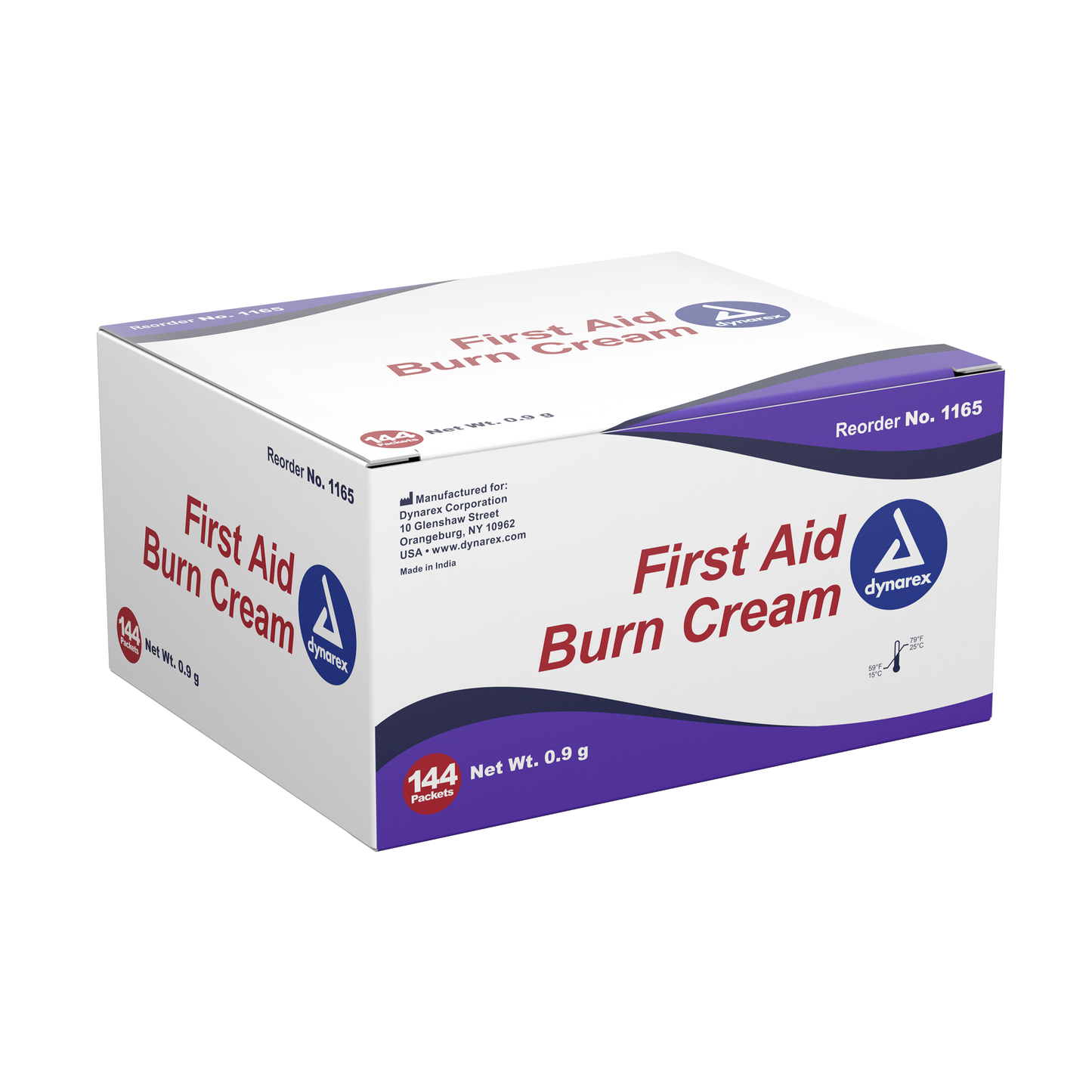 Dynarex - First Aid Burn Cream 0.9g foil packet