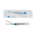 SecureSafe Syringe with Safety Needle  - 10cc - 21G, 1.5" needle