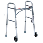 Dynarex -Adult Two Button Folding Walker