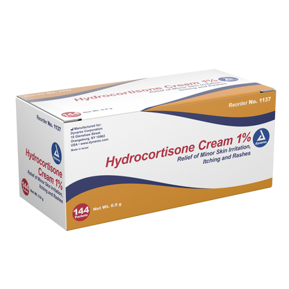 Dynarex - Hydrocortisone Cream 0.9 g foil packet