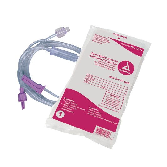 DynaSpike Enteral Delivery Pump Set with ENFit connector