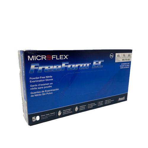 MicroFlex - Ambidextrous Latex Free Exam Nitrile XXL (50 Pair)