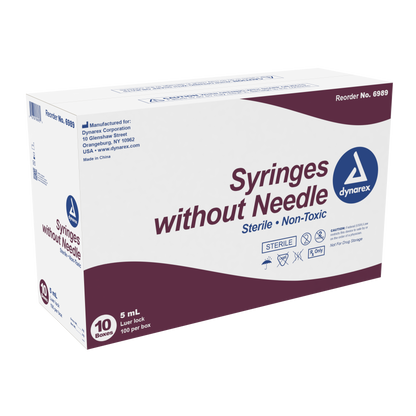 Dynarex - Syringe - Luer Lock 5cc