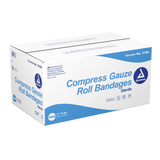 Dynarex - Compress Gauze Roll Bandage, 2" x 6 yds, Case of 1000