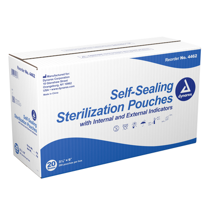 Dynarex - Sterilization Pouches 3.5" x 9"
