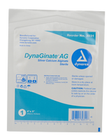 DynaGinate AG Silver Calcium Alginate Dressing - 4"x5"