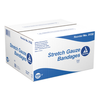 Dynarex - Non-sterile Stretch Gauze Bandage, 500/case or pack of 12