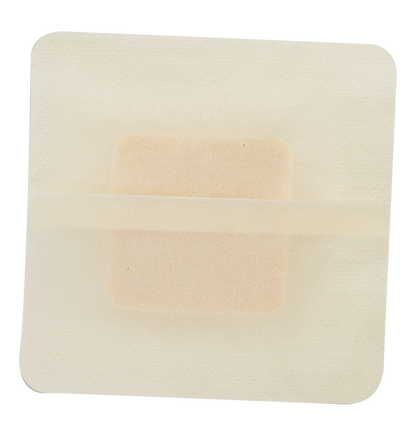 DynaFoam AG Bordered Silver Foam Dressing - 4"x4"