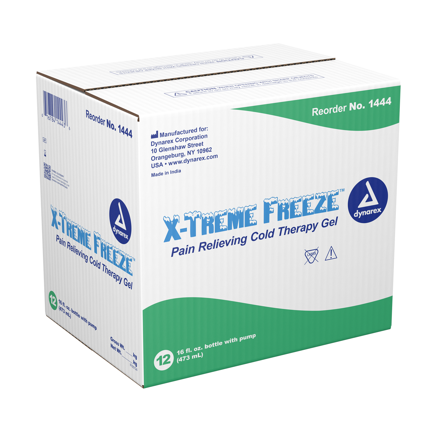 Dynarex - X-Treme Freeze Pain Relieving Cold Therapy Gel 16 fl. oz. Bottle