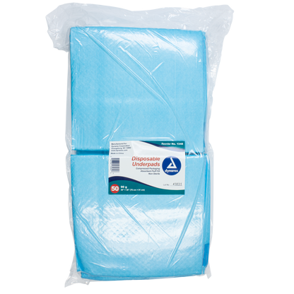 Dynarex - Disposable Underpads, 30 x 36 (90 g) with polymer