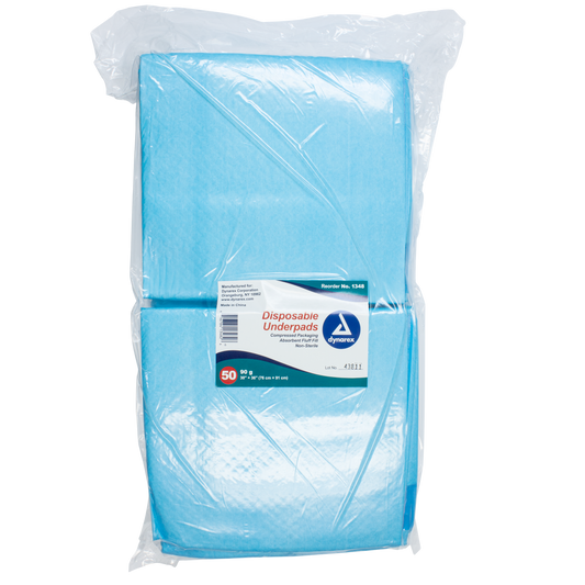 Dynarex - Disposable Underpads, 30 x 36 (90 g) with polymer