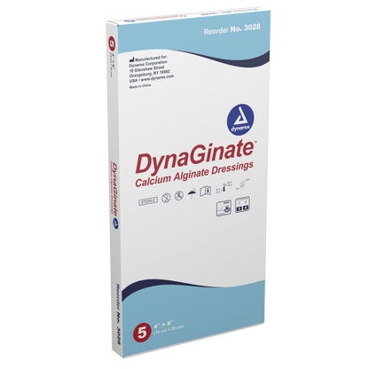 DynaGinate Calcium Alginate Dressing - 4"x8"