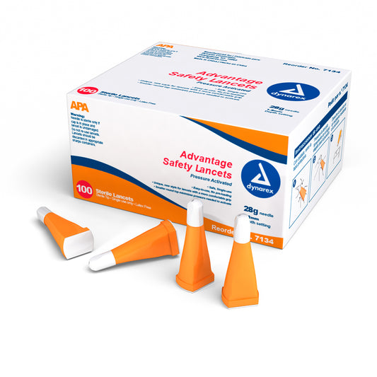 Advantage Pressure Activated Sterile Safety Lancets