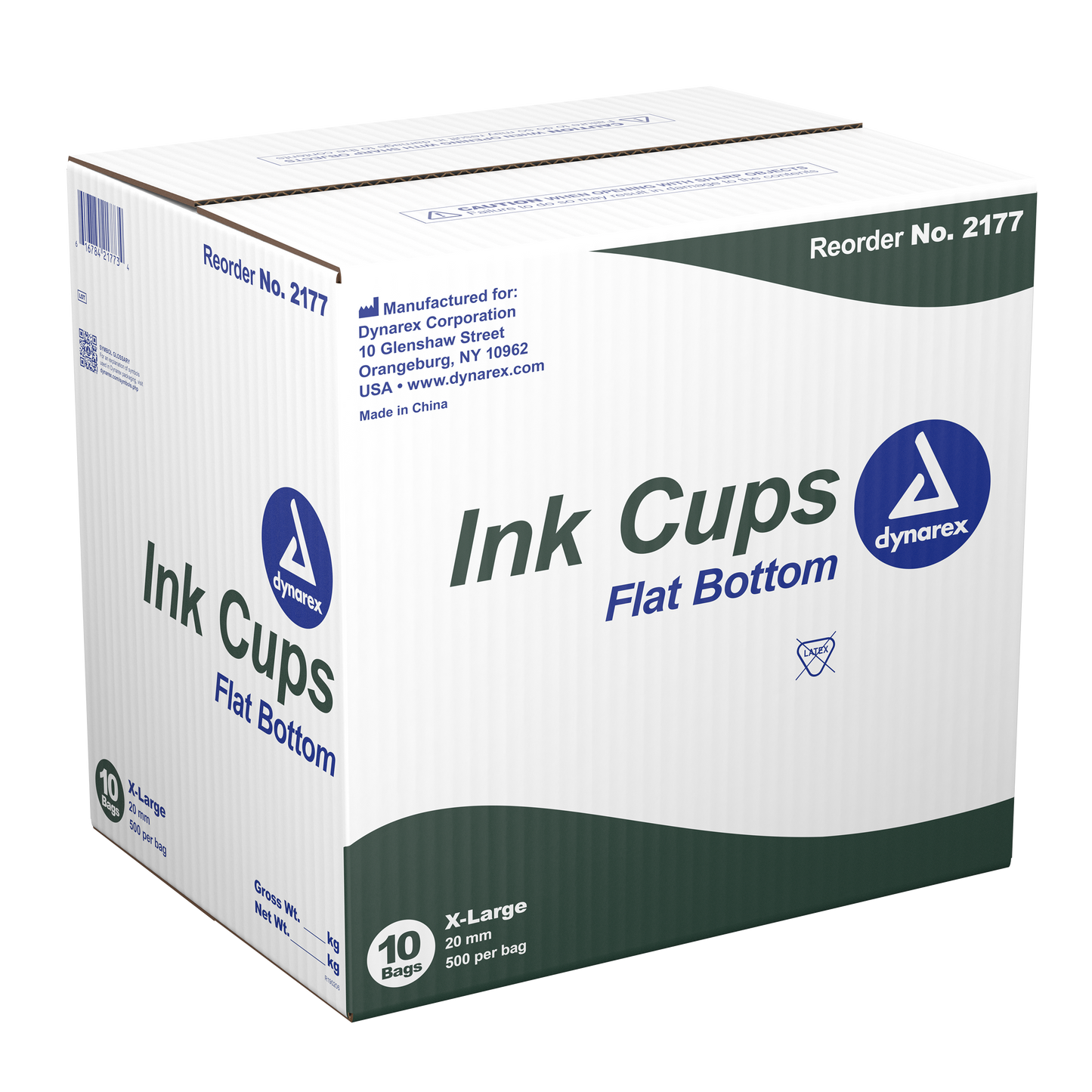 Dynarex - Flat bottom Ink Cups