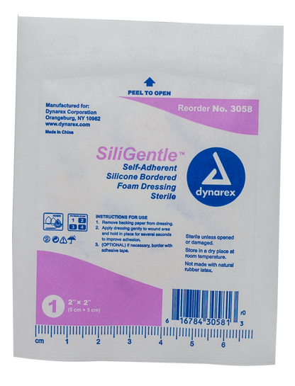 SiliGentle Silicone Bordered Foam Dressings
