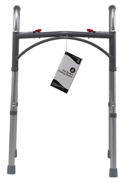 Dynarex -Adult Two Button Folding Walker