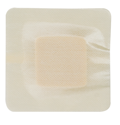 DynaFoam AG Bordered Silver Foam Dressing - 4"x4"