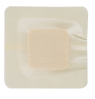 DynaFoam AG Bordered Silver Foam Dressing - 4"x4"