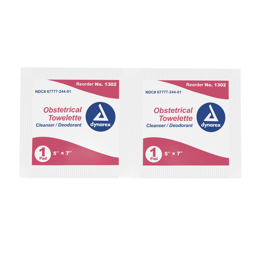 Dynarex - Obstetrical Towelettes 5" x 7"