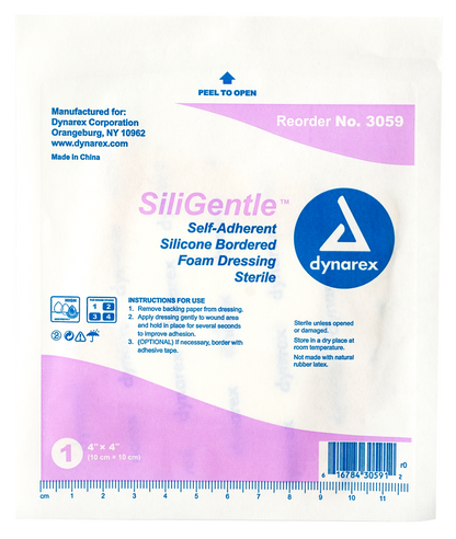 SiliGentle Silicone Bordered Foam Dressings