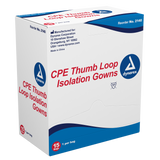 Dynarex - CPE/Thumb Loop Isolation Gowns