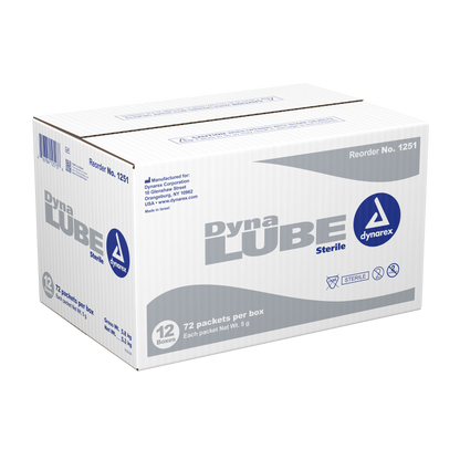 DynaLube Sterile Lubricating Jelly, 5g packet