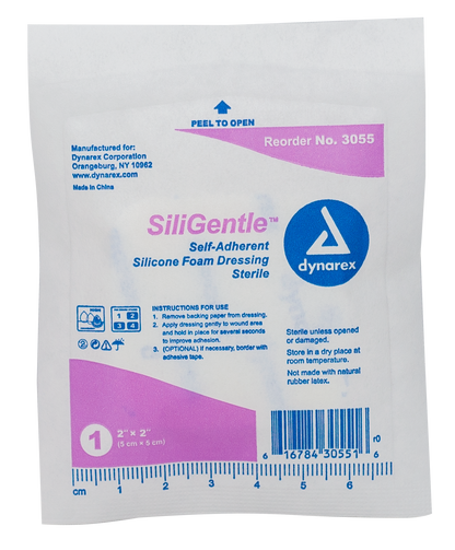 SiliGentle Non-Adhesive Silicone Foam Dressings