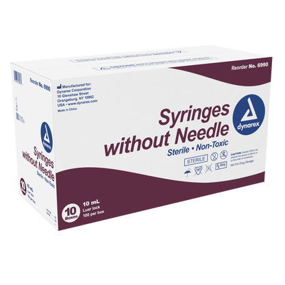 Dynarex - Syringe - Luer Lock 10 cc