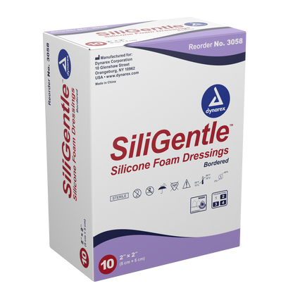 SiliGentle Silicone Bordered Foam Dressings