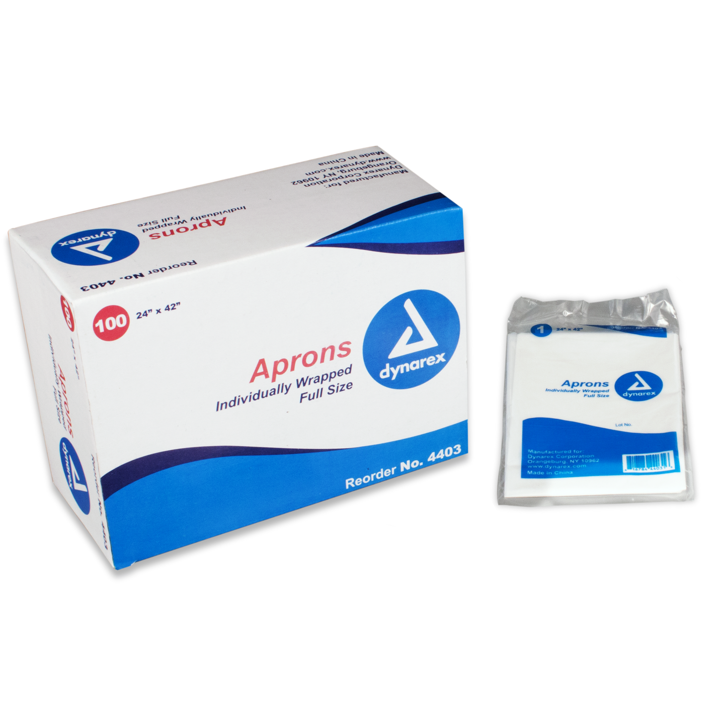 Dynarex - Polyethylene Aprons 24" x 42"