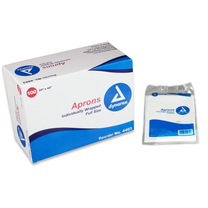 Dynarex - Polyethylene Aprons 24" x 42"