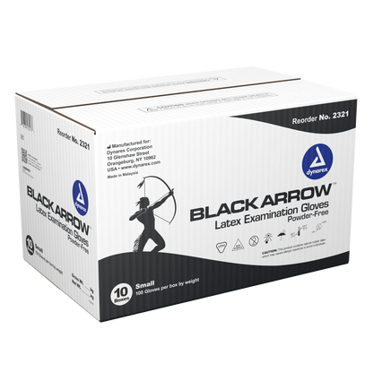 Black Arrow™ Powder-Free Latex Exam Gloves
