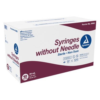 Dynarex - Syringe - Luer Lock 30 cc