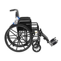 DynaRide S 2 Wheelchair-16"x16" Seat w/ Detach Desk Arm FR