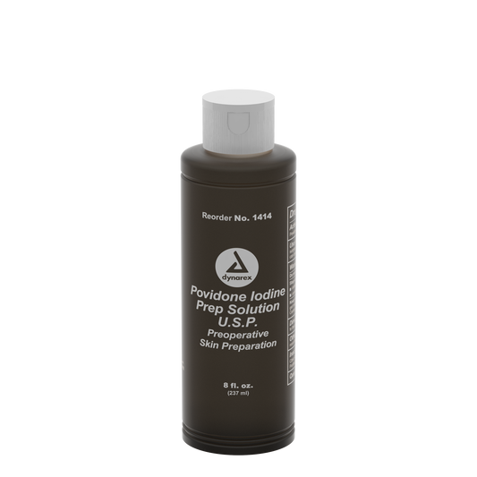 Dynarex - Povidone-Iodine Prep Solution 8 fl. oz